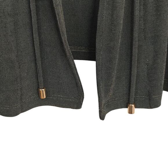 Chico's Travelers Utility Jacket Size Medium / 1 Olive Green Drawstring Stretch - Picture 6 of 10